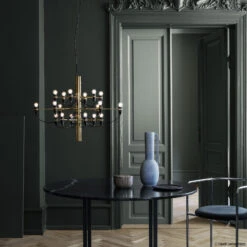 FLOS 2097/18 Chandelier LED Frosted, Brass -Lighthouse Shop 3510650 4