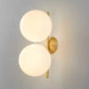 FLOS IC C/W1 Double Wall Light Brass Ø 20 Cm 2 FLOS IC C/W1 Double Wall Light Brass Ø 20 Cm -Lighthouse Shop 3510669