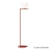 FLOS IC F1 Floor Lamp Burgundy Red Ø 20 Cm -Lighthouse Shop 3510678