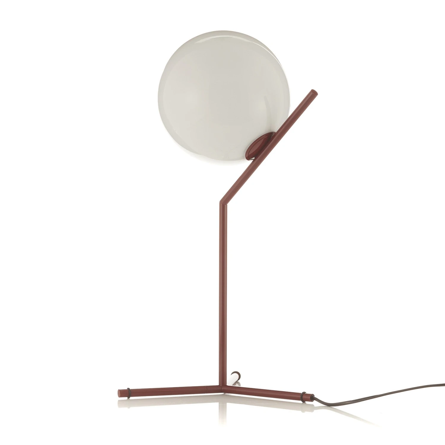 FLOS IC T1 High Table Lamp Burgundy Red 6 FLOS IC T1 High Table Lamp Burgundy Red - Image 4