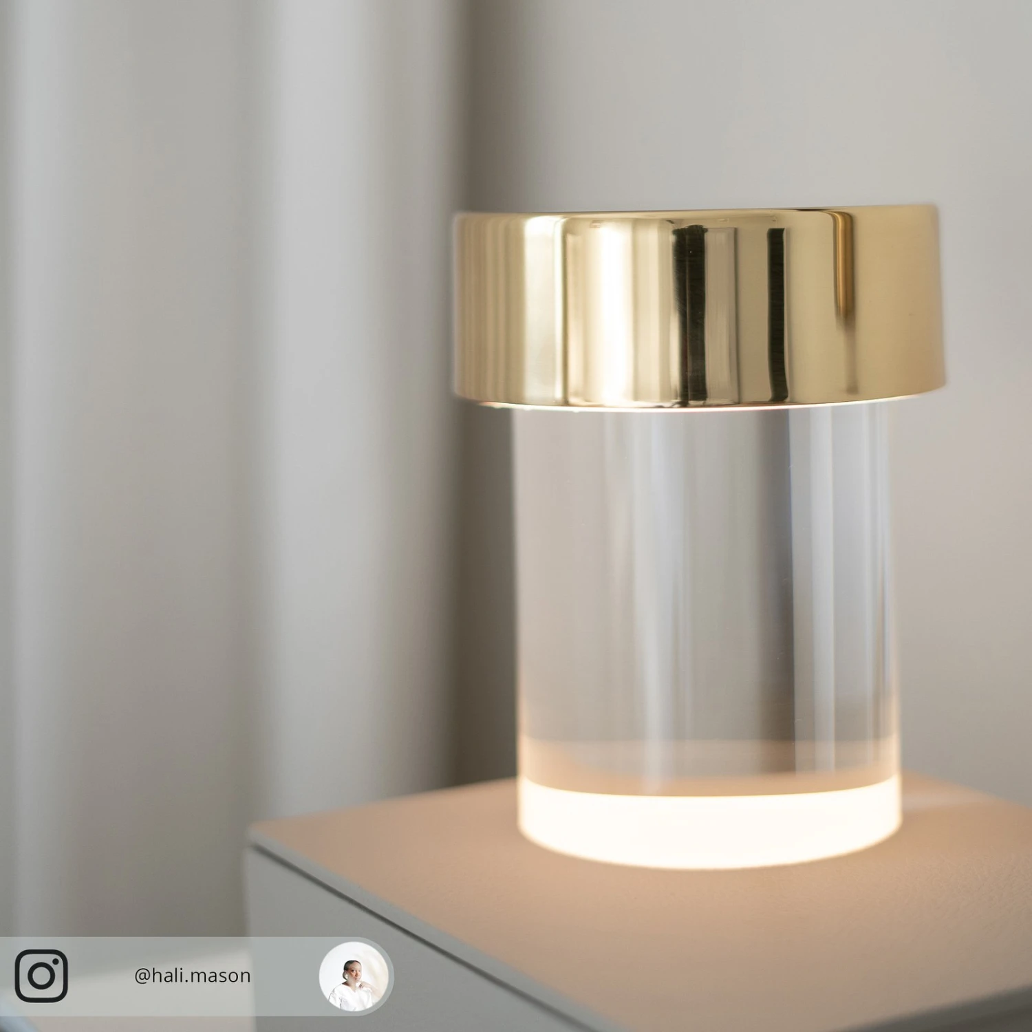 FLOS Last Order LED Table Lamp Clear IP20 Brass 8 FLOS Last Order LED Table Lamp Clear IP20 Brass - Image 6