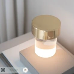 FLOS Last Order LED Table Lamp Clear IP20 Brass 15 FLOS Last Order LED Table Lamp Clear IP20 Brass -Lighthouse Shop 3510693 6