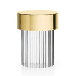 FLOS Last Order LED Table Lamp Fluted IP20 Gold -Lighthouse Shop 3510697 2