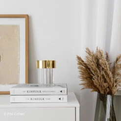 FLOS Last Order LED Table Lamp Fluted IP20 Gold -Lighthouse Shop 3510697 5