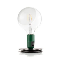 FLOS Lampadina LED Table Lamp Green, Black Base 9 FLOS Lampadina LED Table Lamp Green, Black Base -Lighthouse Shop 3510703 2
