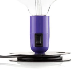 FLOS Lampadina LED Table Lamp Purple, Black Base -Lighthouse Shop 3510705 5