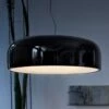 FLOS Smithfield S Hanging Light In Glossy Black -Lighthouse Shop 3510716