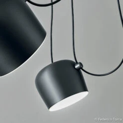 FLOS Aim LED Pendant Light Anodised Blue Steel -Lighthouse Shop 3510721 2