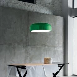 FLOS Smithfield S LED Pendant Light In Green -Lighthouse Shop 3510735 1