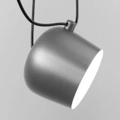 FLOS Aim Small LED Hanging Light, Light Silver