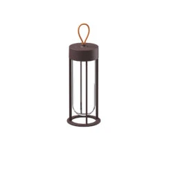 FLOS In Vitro Unplugged LED Light, Brown 2,700 K