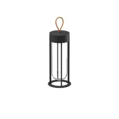 FLOS In Vitro Unplugged LED Light, Black 2,700 K