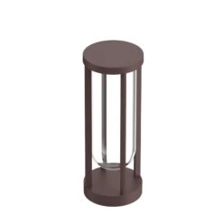 FLOS In Vitro Bollard 1, 2,700 K 40 Cm Dark Brown