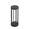 FLOS In Vitro Bollard 1, 2,700 K, 40 Cm, Black -Lighthouse Shop 3510790