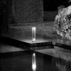 FLOS In Vitro Bollard 1, 2,700 K, 40 Cm Anthracite -Lighthouse Shop 3510791 2