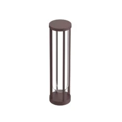FLOS In Vitro Bollard 2, 2,700 K 60 Cm Dark Brown
