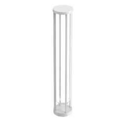 FLOS In Vitro Bollard 3, 2,700 K, 90 Cm, White