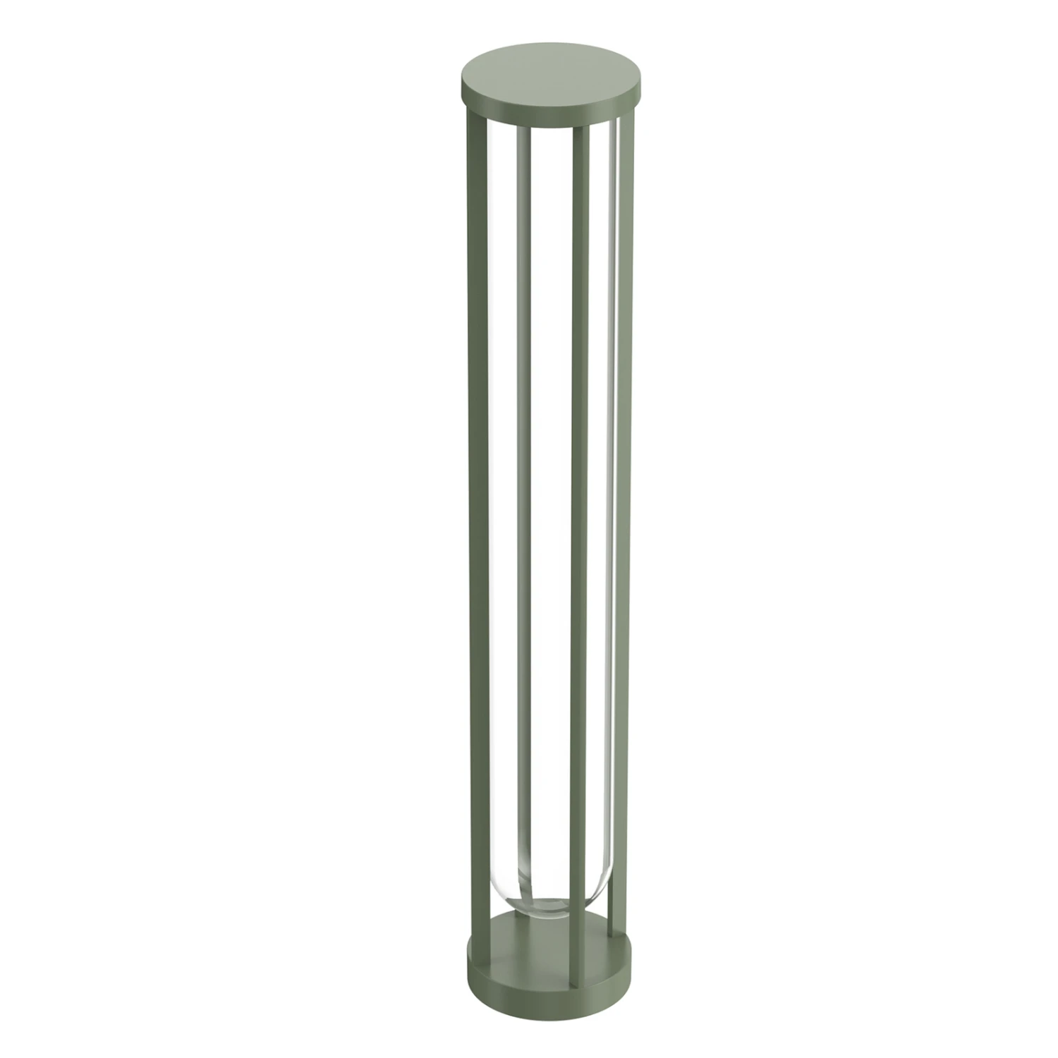 FLOS In Vitro Bollard 3, 2,700 K 90 Cm Light Green 3 FLOS In Vitro Bollard 3, 2,700 K 90 Cm Light Green