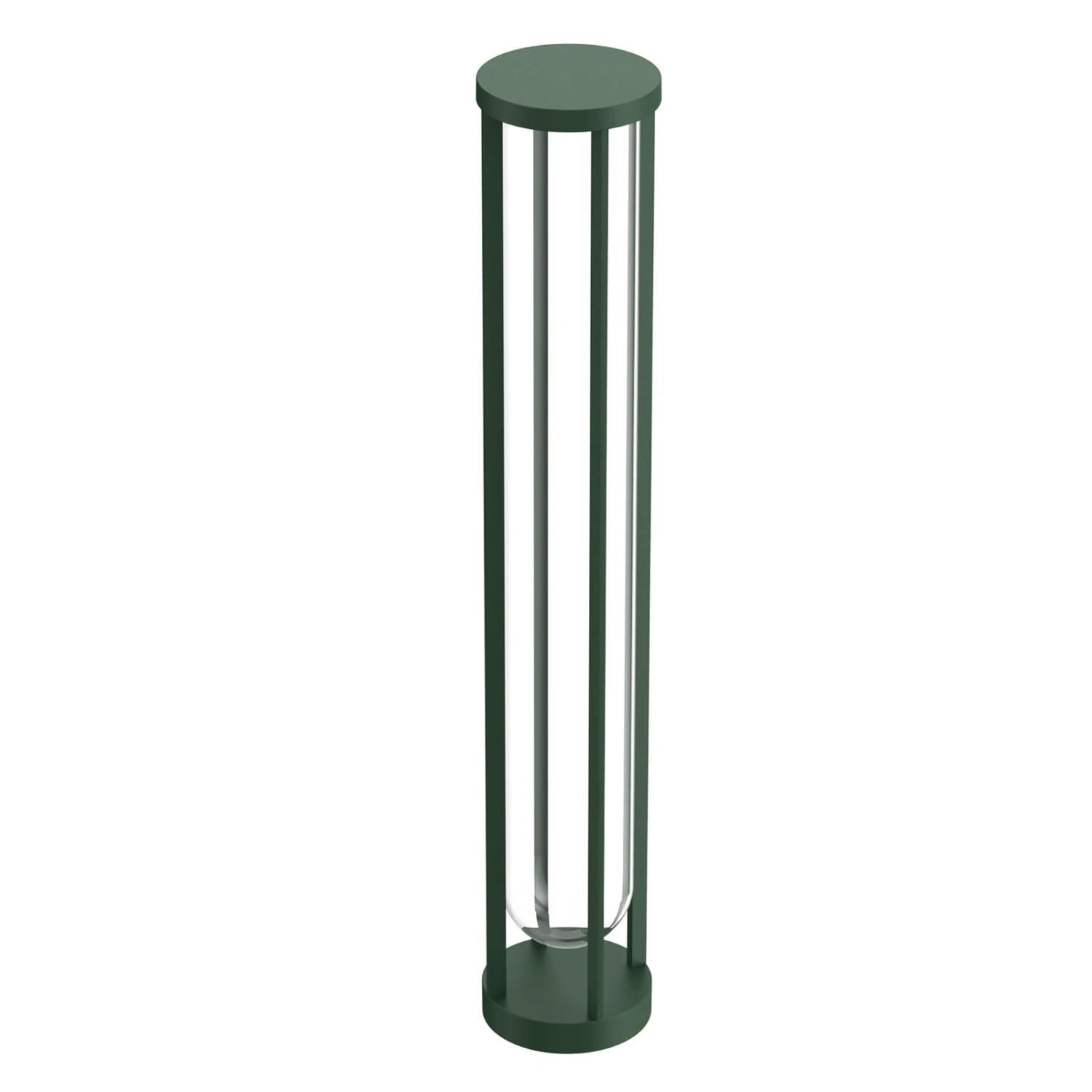 FLOS In Vitro Bollard 3, 2,700 K, 90 Cm Dark Green 3 FLOS In Vitro Bollard 3, 2,700 K, 90 Cm Dark Green