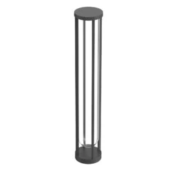 FLOS In Vitro Bollard 3, 2,700 K 90 Cm Anthracite