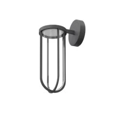 FLOS In Vitro Wall Wall Light, 2,700 K, Anthracite