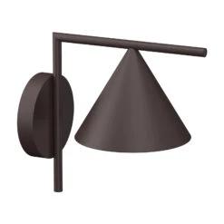 FLOS Captain Flint Outdoor Wall Lamp 2,700 K Brown