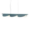 FLOS Almendra Linear LED Hanging Light 3-bulb Blue 1 FLOS Almendra Linear LED Hanging Light 3-bulb Blue -Lighthouse Shop 3510957