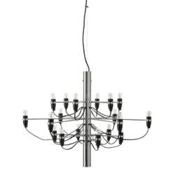 Flos 2097/18 Sarfatti Chandelier, Chrome