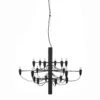 Flos 2097/18 Sarfatti Chandelier LED, Matte Black -Lighthouse Shop flos 2097 18 sarfatti chandelier led 0