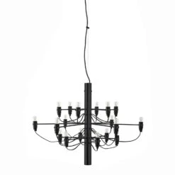 Flos 2097/18 Sarfatti Chandelier LED, Matte Black