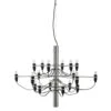 Flos 2097/18 Sarfatti Chandelier LED, Chrome -Lighthouse Shop flos 2097 18 sarfatti chandelier led 1