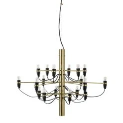 Flos 2097/18 Sarfatti Chandelier LED, Brass
