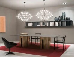 Flos 2097/30 Sarfatti Chandelier, Chrome -Lighthouse Shop flos 2097 30 sarfatti chandelier 15