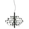 Flos 2097/30 Sarfatti Chandelier, Matte Black -Lighthouse Shop flos 2097 30 sarfatti chandelier 2