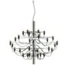 Flos 2097/30 Sarfatti Chandelier LED, Chrome -Lighthouse Shop flos 2097 30 sarfatti chandelier led 1