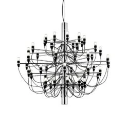 Flos 2097/50 Sarfatti Chandelier, Chrome