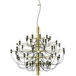 Flos 2097/50 Sarfatti Chandelier LED, Brass