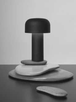 Flos Bellhop Table Lamp Portable, Matte Black -Lighthouse Shop flos bellhop table lamp portable 1