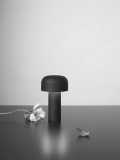 Flos Bellhop Table Lamp Portable, Matte Black -Lighthouse Shop flos bellhop table lamp portable 2