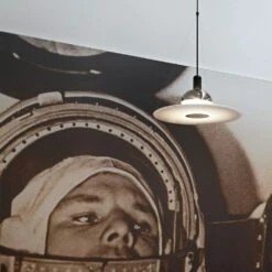 Flos Frisbi Pendant, Chrome -Lighthouse Shop flos frisbi pendant black 1