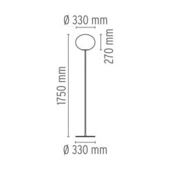 Flos Glo-Ball F2 Floor Lamp -Lighthouse Shop flos glo ball f2 floor lamp 2