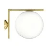 Flos IC Lights C/W2 Ceiling/Wall Lamp, Brass -Lighthouse Shop flos ic lights ceiling wall 2 7