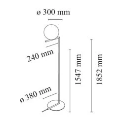 Flos IC Lights Floor 2, Black -Lighthouse Shop flos ic lights floor 2 2 1