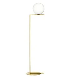 Flos IC Lights Floor 2, Brushed Brass