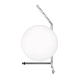 Flos IC Lights Table 1 Low, Chrome