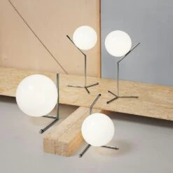 Flos IC Lights T2 Table Lamp, Chrome -Lighthouse Shop flos ic lights table 2 4