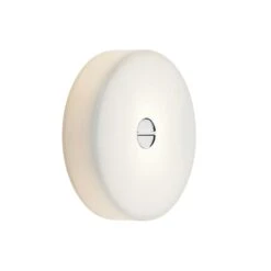Flos Mini Button Ceiling/Wall Lamp, Glass