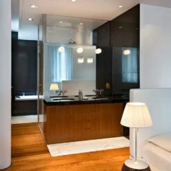 Flos Mini Glo-Ball CW Ceiling/Wall Lamp, Mirror Mount -Lighthouse Shop flos mini glo ball ceiling wall lamp mirror mount 3