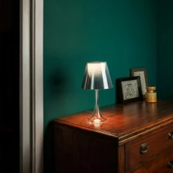 Flos Miss K T Table Lamp, Silver -Lighthouse Shop flos miss k t table lamp silver 3 2