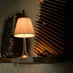 Flos Miss K T Table Lamp, Silver -Lighthouse Shop flos miss k t table lamp silver 4 2